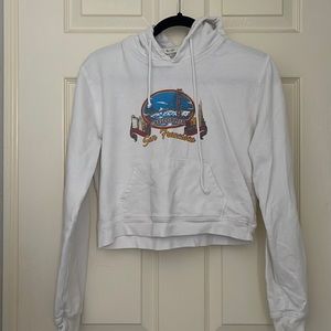 Cropped lightweight sweatshirt, San Francisco graphic